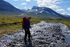 Den Fluss überquerten wir beide noch, ohne die Wanderschuhe auszuziehen.