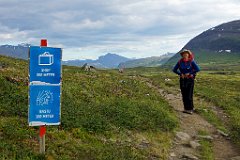 Hier sind es nur noch wenige Meter bis zur Hütte....